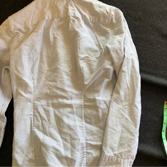 Lands end canvas blue stripped shirt - Picture 5 of 5